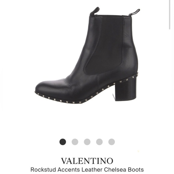 Rockstud Leather Chelsea boots - Picture 9 of 9